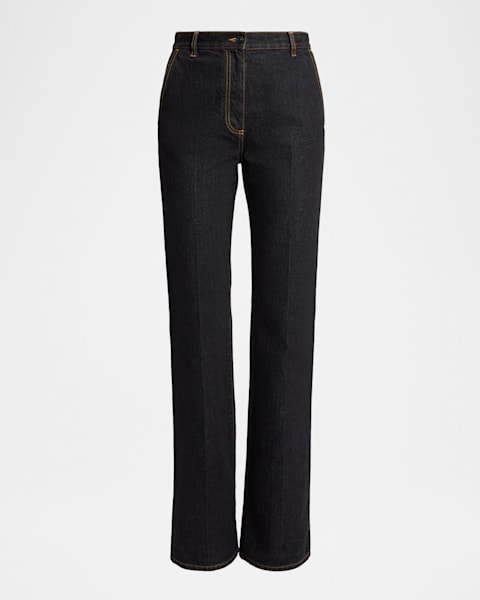 THE ROW Eglitta Wide-Leg Jeans | Neiman Marcus