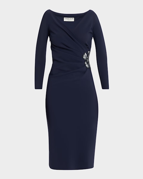 Proenza Schouler Lauryn Belted Silk-Viscose Knit Maxi Sweater