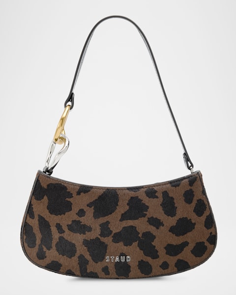 Dolce&Gabbana Vittoria Cheetah-Print Pony Hair Shoulder Bag