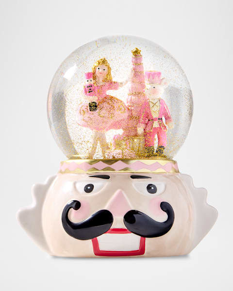 Pink Nutcracker Cookie Jar