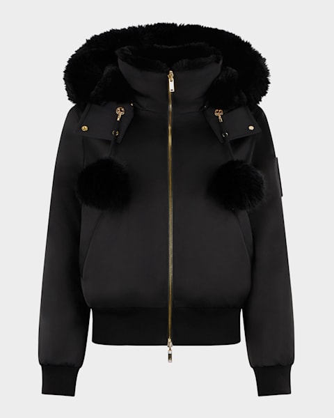 MOOSE KNUCKLES(ムースナックルズ) デビーボンバー S Moose Knuckles Debbie Bomber Jacket with Detachable Hood