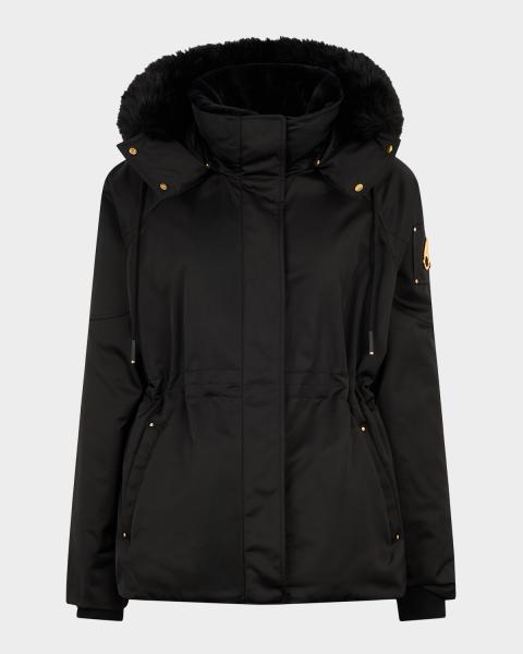 Moncler Jasmin Hooded Short Down Parka | Neiman Marcus