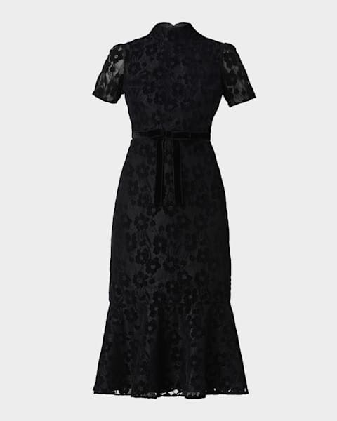 Brayden Ribbed Knit & Faux Leather Mini Dress