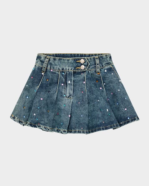 DL1961 Girl's Jenny Denim Mini Skirt, Size 2-7 | Neiman Marcus