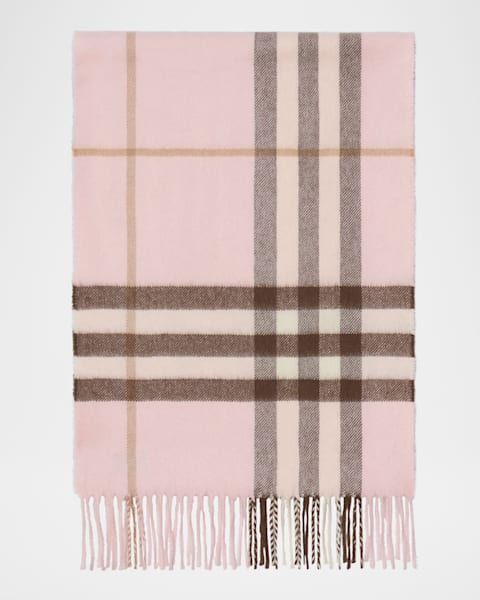 Burberry Giant-Check Cashmere Scarf | Neiman Marcus