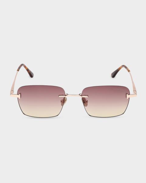 TOM FORD Penelope Metal Butterfly Sunglasses | Neiman Marcus display picture 1