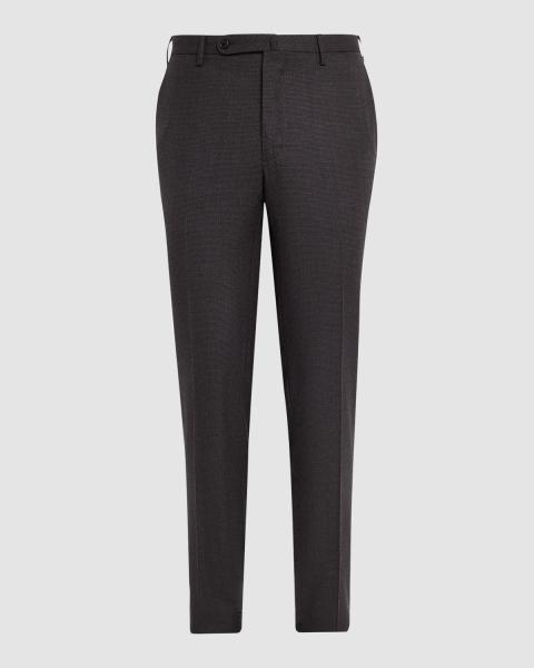 Issey Miyake Men's Pleated Wool Tweed Trousers | Neiman Marcus