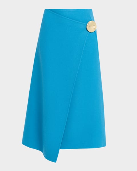 スカート Dries Van Noten 90s Wrap Long Skirt Dries Van Noten Scarfy Long Silk Wrap Skirt | Neiman Marcus