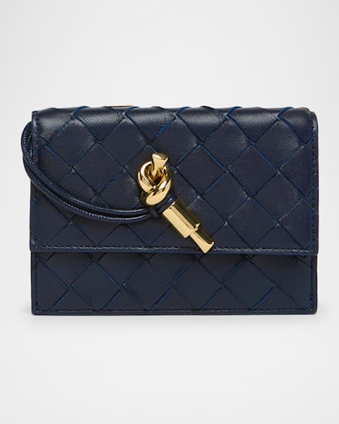 Prada Triangle Logo Saffiano Leather Zip Card Case | Neiman Marcus