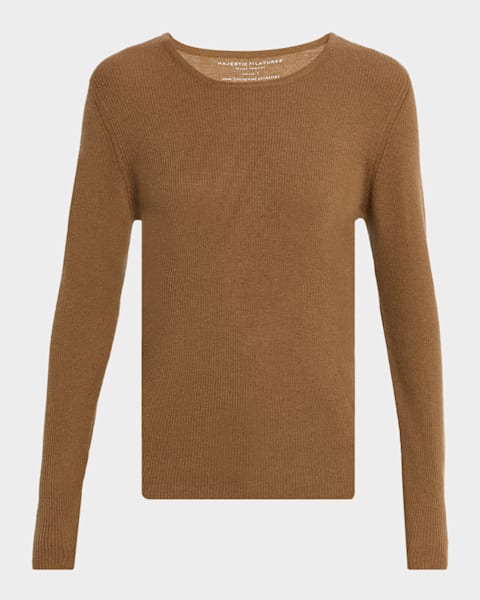 Machine Washable Cashmere Crewneck Pullover