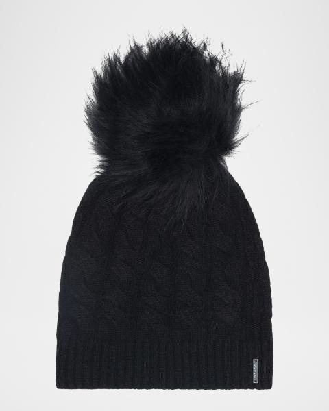 Gorski Knit Hat With Select Lamb Pom | Neiman Marcus display picture 3