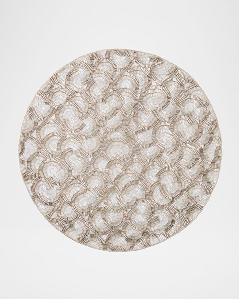 Kim Seybert Lune Beaded Placemat | Neiman Marcus