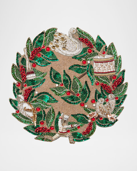 Kim Seybert Lune Beaded Placemat | Neiman Marcus