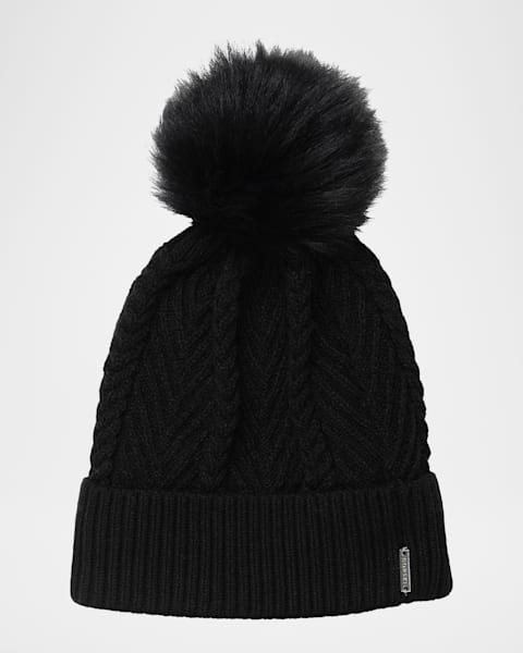 Select Knit Beanie with Lamb Pom