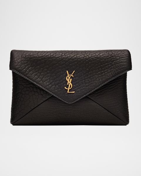 Saint Laurent Cassandre YSL Shoulder Bag in Chevron Quilted