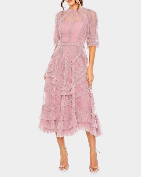Marc Jacobs V-Neck Sequin Knit Mini Dress | Neiman Marcus