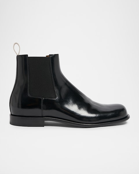 Givenchy Men's Terra Leather Chelsea Boots | Neiman Marcus