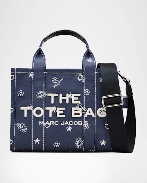 Marc Jacobs The Bandana Canvas Medium Tote Bag | Neiman Marcus