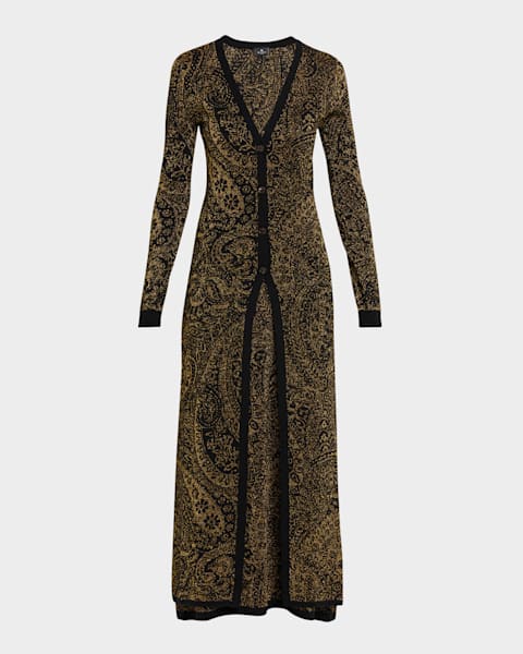 Marc Jacobs Trompe-L'oeil Knit Button-Front Cardigan | Neiman Marcus