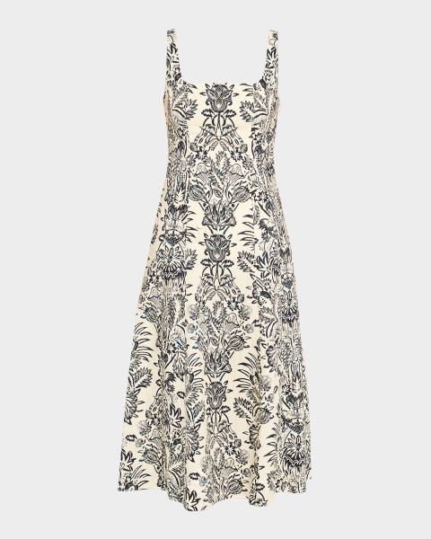 ulla johnson anela sleeveless midi dress Ulla Johnson