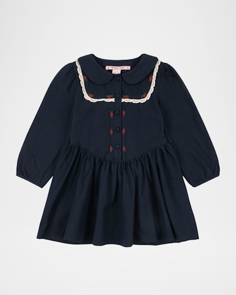 slim fit dress slacks Festive Christmas Pom Pom Tulle Dress – Mia Belle Girls main image 0