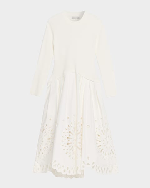 midi button up dress Trendy Knit Button Front Midi Dress | Women's Clothing main image 0