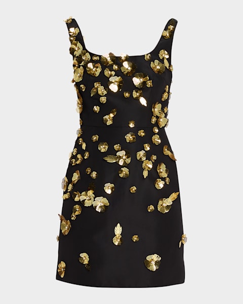 St. John Compact Boucle Knit Sleeveless Dress | Neiman Marcus