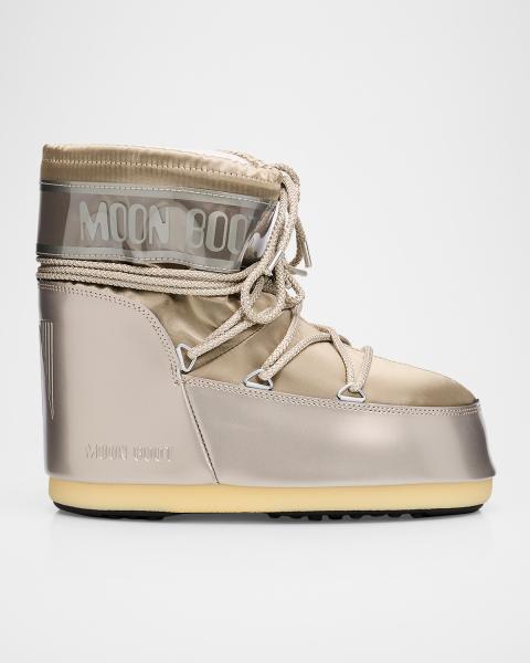 Moon Boot Icon Low Nylon Snow Boots | Neiman Marcus