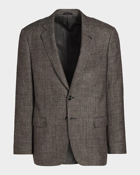 Ralph Lauren Purple Label Men's Kent Hand-Tailored Plaid Sport