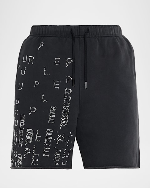 RTA Men's Chaparral Clyde Cotton Terry Drawcord Shorts | Neiman Marcus