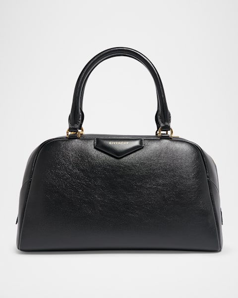 Givenchy Antigona Toy Top-Handle Bag in Metallic Croc-Embossed