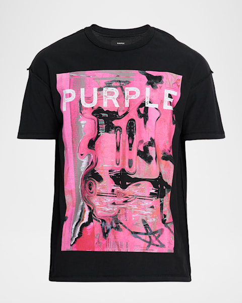 Ralph Lauren PURPLE LABEL Tシャツ Ralph Lauren Purple Label Cotton Jersey Graphic Script T-Shirt New