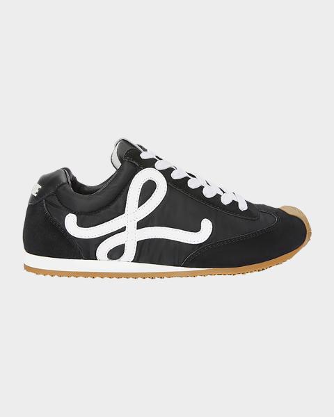 Men's Ballet Runner 2.0 Nylon & Calfskin Sneakers | Neiman Marcus