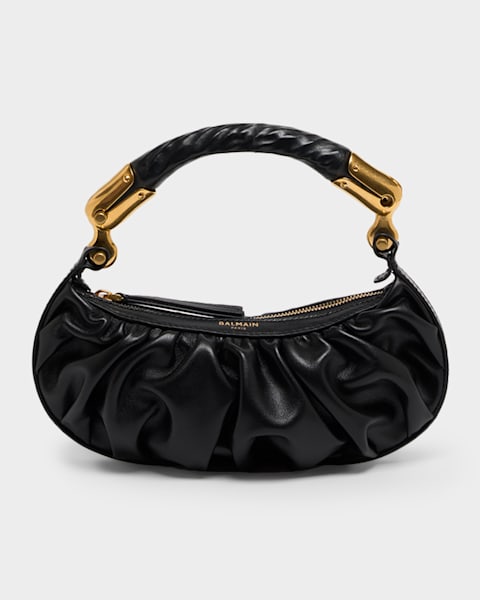 Balmain Jolie Madame Medium Top-Handle Bag in Smooth Polyurethane