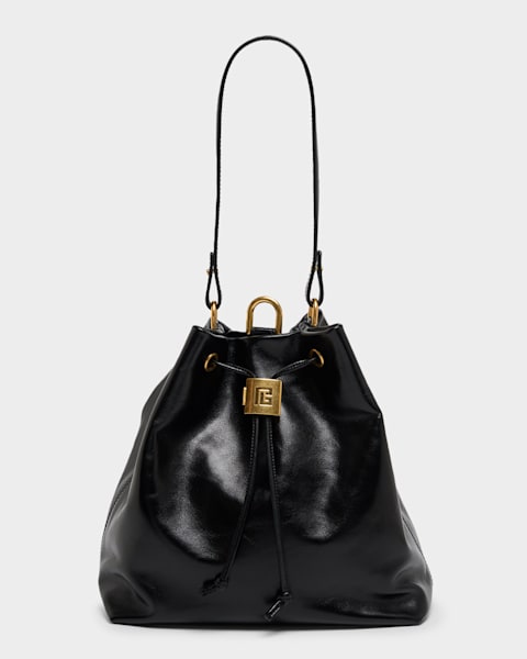 Coach Crosby Grain Leather Drawstring Backpack | Neiman Marcus