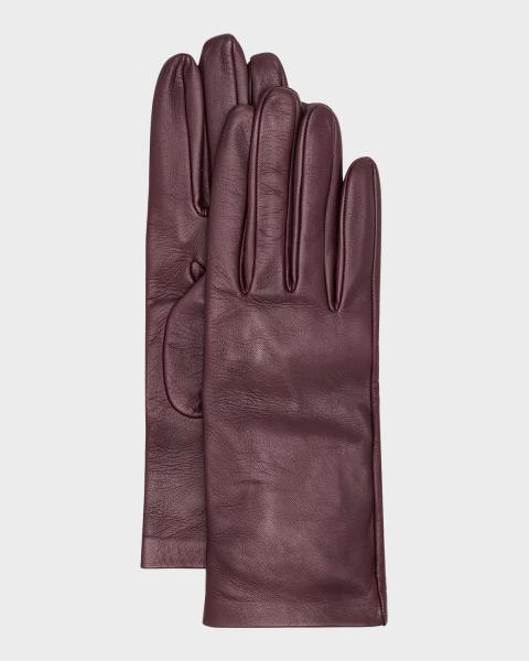 Saint Laurent YSL Vintage-Style Slit Gloves | Neiman Marcus