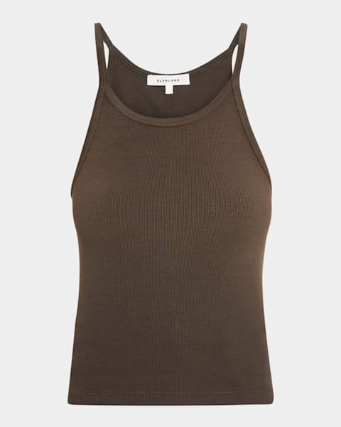Jean Paul Gaultier Medallion Printed Mesh Tank Top | Neiman Marcus