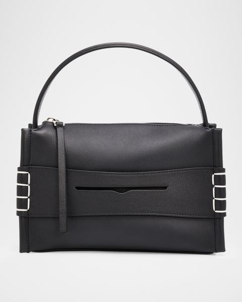 JW Anderson Penny Loafer Leather Top-Handle Bag | Neiman Marcus