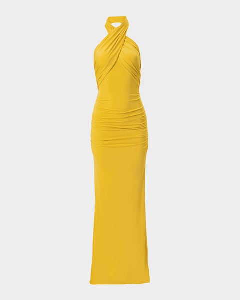 black maxi dress strappy Adele
