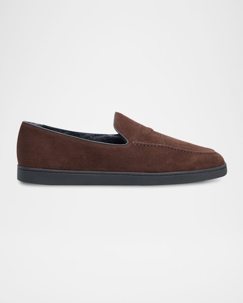 Tod's Men's Mocassino Gomma Leather Penny Loafers | Neiman Marcus