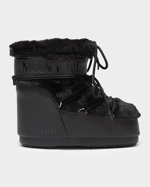 Moon Boot Track Faux Fur Snow Boots | Neiman Marcus