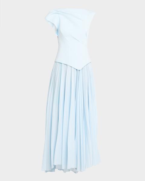 one off shoulder dress Off White One Shoulder Dress main image 0