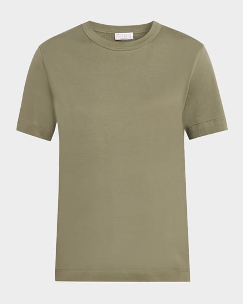 THE ROW Wesler Short-Sleeve Cotton T-Shirt | Neiman Marcus
