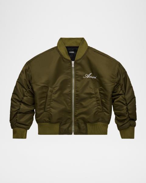 Amiri Kid's Amiri Sport Track Jacket, Size 4-12 | Neiman Marcus