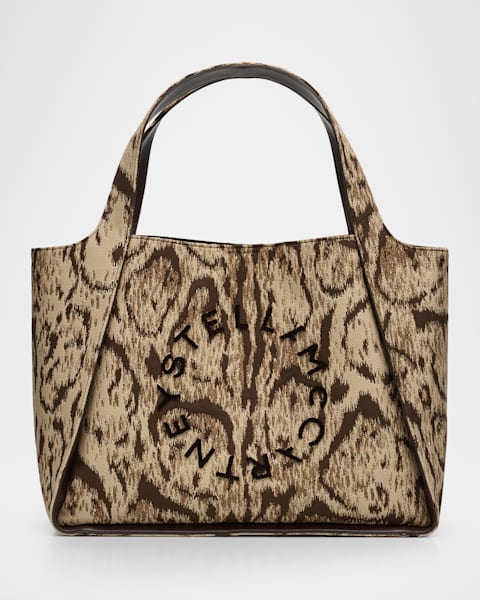 Stella McCartney Mix Galvanic 3-Chain Shimmer Tote Bag | Neiman Marcus