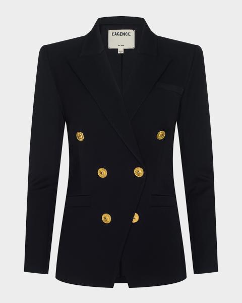 L'AGENCE Ingrid Off-Shoulder Blazer Top | Neiman Marcus