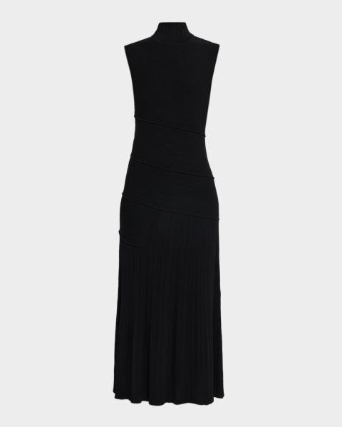 selena backless twist back matte viscose crepe dress Proenza Schouler Selena Twist Back Dress In Matte Viscose Crepe