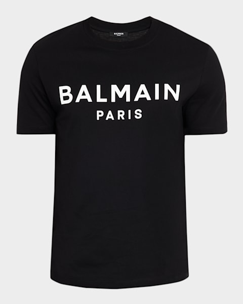 Balmain Men's Balmain Club Paris Graphic T-Shirt | Neiman Marcus