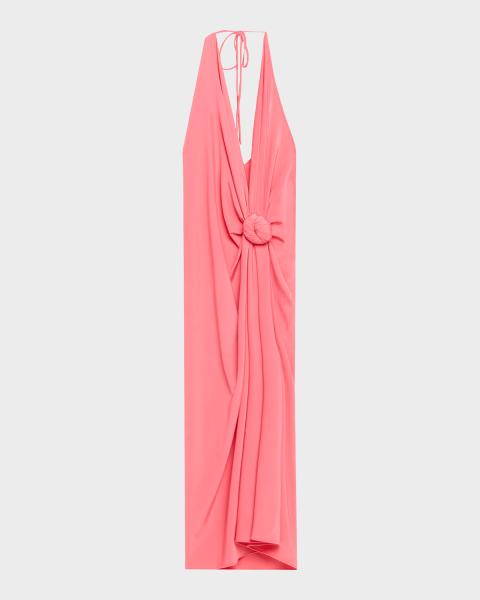 iro harmonie knotted halter dress Harmonie Knotted Halter Dress  On Sale Now with Up to 40% Off