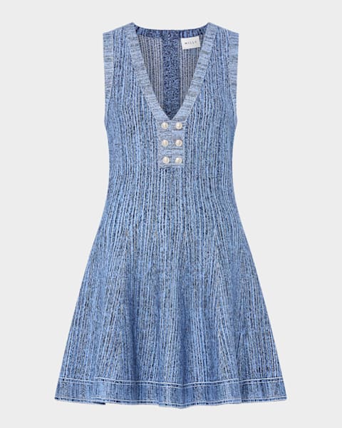 liv sequin fit and flare dress Retrofete